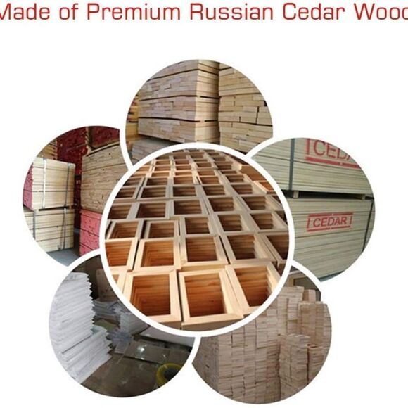 Lamberia Picture Photo Frames Solid Cedar Wood - Picture 2 of 5